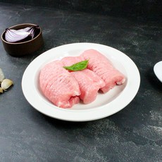 1등급 숙성 한돈 등심 냉장 프리미엄 국내산 돼지고기 돈까스용, 500g, 2개