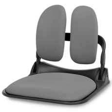 접이식 좌식 의자 컴팩트 등받이 1인용 메쉬 좌식 의자 거실용 독서용 바닥 캠핑용 휴대용 간이, 메쉬-그린