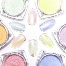 글리터 네일파우더 6색 셀프네일 아트 재료