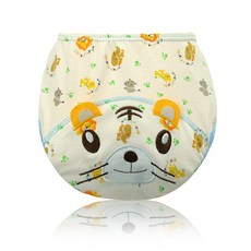 지피키즈 남아 여아 배변훈련팬티 동물얼굴, 호랑이, 2개
