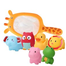 목욕놀이 아기 목욕 장난감 물놀이 뜰채놀이 물총놀이, 02.기린과친구들, 1개