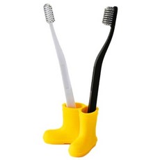 장화 칫솔꽂이, 옐로우, 1개