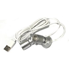알테쉬 피규어 조명 USB LED 미니 전구 진열장 전시 핀조명, 실버+화이트