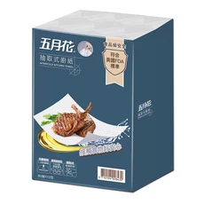 五月花 三層抽取式廚房紙巾 80抽 X 24入 食品級安全, 80張, 24袋