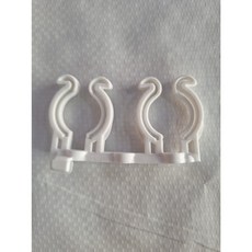 형광등클립 고정클립 직관등클립 간판 32W 2개용 쌍클립, 1개