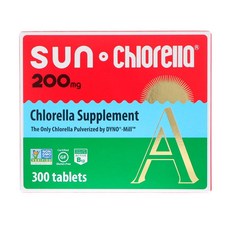 썬 클로렐라 A 200mg 300정 오메가3 6 엽록소 알파카로틴 루테인 마그네슘 인 철 비타민b12 엽산 비타민b6 나이아신 리보플라빈 비타민D