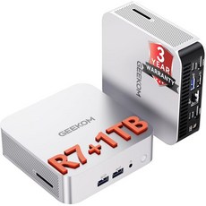 GEEKOM A8 미니 PC AMD Ryzen 7 8745HS Beats 6800H 32GB DDR5 RAM 1TB NVMe SSD 가정 비즈니스용 Windows 11 Pro, GEEKOM A8 미니 PC AMD Ryzen 7 87
