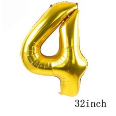 생일 파티 학예회 이벤트 할로윈 용품 심슨 풍선 재미있는 노란색 가족 홈 라텍스 호일 에어 축하 배너 케이크 토퍼 장식 어린이 장난감, 기타, 32inch Number_14