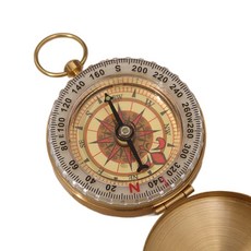 야광 방수 나침반 비오는 날 산행 용품 50mm 메탈, 1개