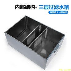 下殺價 線切配件 大全快走絲水箱 磨床打孔機水箱 機床過濾全鐵冷卻水箱, 1個, 長400*寬300*高200mm,（不帶輪子）