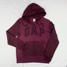 GAP 刺繡 Logo 連帽拉鍊外套