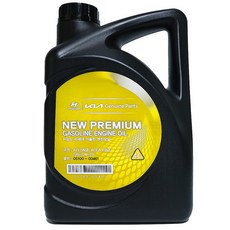 현대모비스 05100-00461 0W-20 4L 프리미엄저점도 가솔린엔진오일, 1개, 0w20