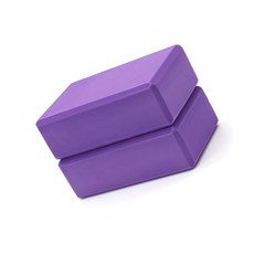 OW 요가블록 스트레칭 필라테스 2개입 폼 퍼플 홈트, 1개