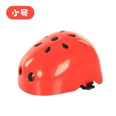 男女全套裝戶外兒童護具六件套運動輪滑護具套裝溜冰鞋配件護膝, 升級加厚款-紅色【頭盔】, 1個