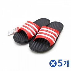 실내화 삼선슬리퍼(레드) 5켤레 EVA 사무실슬리퍼