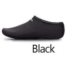 성인 어린이 다이빙 요가 양말 수영 미끄럼 방지 신발 따뜻하게 스크래치 방지 빠른 건조 아쿠아 워터 양말, 08 XS(안전구조장비), 04 Black