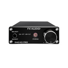 FX-AUDIO DAC-X3PRO 光纖USB同軸輸入 耳機擴大機 全新公司貨保固一年, 黑色版