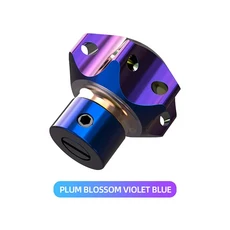 범용 오토바이 키 헤드 수정 키 커버 CNC 번트 티타늄 키 헤드 기어 육각 티타늄 번트 키 헤드 액세서리, 03 style A key head