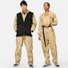 YAV - ROTHCO 美國總公司授權卡其色連身飛行工作服 時尚耐磨多口袋設計, 1個, M