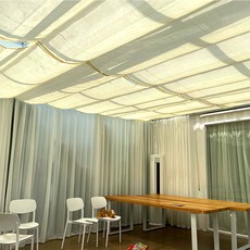 접이식 스카이어닝 차양막 야외 발코니 캐노피 자외선차단 원단, 03 1.7x7.2m, 베이지 1.7x7.2m