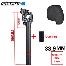 SR SUNTOUR NCX 자전거 50MM 30 시트 31 댐핑 27 튜브 산악 서스펜션 30 33 350MM 여행 30 28, SUNTOUR 33 9MM Case
