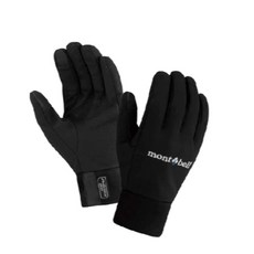 【mont-bell】男款保暖手套 WINS Trekking Gloves M'S (1118474), 黑,XL, 1個