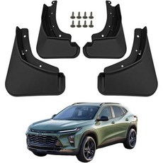 2024년 머드 플랩 2026년형 현대 싼타페 하이브리드 가드 스플래시 앞뒤 SUV 세트 머드가드 외장 액세서리와 호환되는 4PCS 블랙 헤비 듀티., For Trax 2024-2026