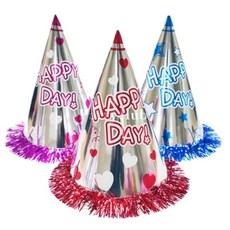 즐거운날 꼬깔모자 37x21cm 1개 파티모자