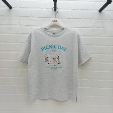 소이 5부 멜란지 강아지티(24M1458 GY)_CJ