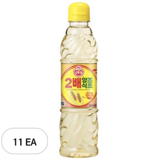 오뚜기 2배 양조식초, 500ml, 11개