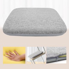 Zebeer 사각 메모리폼 방석 사무실 의자방석 차량용 45*45*4cm 1개