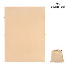 카디움 침낭 라이너 여행 담요 여름침낭 초경량 커버 캠핑 이불, 하계용 침낭 더블 (베이지), 1개