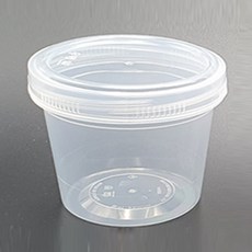 스크류 용기 92파이 300ml 밀폐용기 슬라임 통 전자레인지 PP 용기 뚜껑 세트, 90개, 1세트