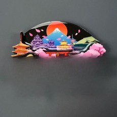 삿포로 마그넷 냉장고 홋카이도 오사카 도쿄 일본여행선물 마그네틱, 상반달 일본