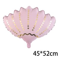 바다 아래 테마 생일 파티 장식 고래 불가사리 배너 가랜드 걸이, 1개, 1. Balloon