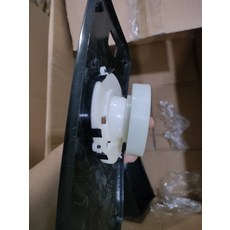 버스백미러 화물차 사이드 조립 보조미러 더듬이, 1개, 대형 거울 렌즈 지지판 기계 포함, 기본 색상