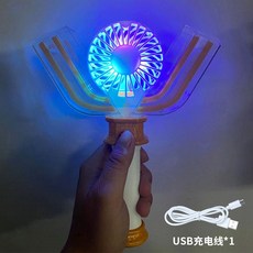 變聲器迷你USB風扇奧特曼隨身充電靜音風扇, 超人變身風扇動感版【帶音樂燈光】, 超人變身風扇動感版【帶音樂燈光】