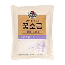 꽃소금 1KG백설, 1kg, 1개