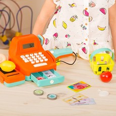 [밧핫] 마트놀이 시장놀이 계산대 계산기 세트, 1개