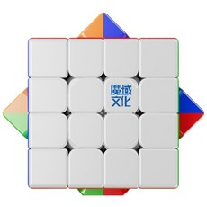 魔域 傲速V7 磁力 四階 魔術方塊 速解魔方 益智玩具, 雙軌-磁力魔衣版