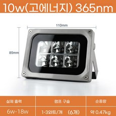 UV램프 경화 고출력 잉크 업소용 LED, N. 10W 고 에너지 365