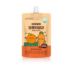천호엔케어 아이쑥쑥오렌지당근 어린이비타민주스, 1개, 100ml