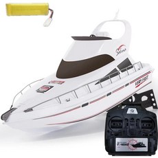 대형 고속 요트 무선 제어 로얄 외관 듀얼 모터 낙하 방지 원격 보트, 1개, 1. boat 1 battery