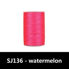 40m 0.65mm 폴리에스터 가죽 재봉용 원형 왁스 코드 팔찌 비즈 목걸이 쥬얼리 제작 DIY 아트 공예, 01) 0.65 mm Diameter, 58) SJ136 - watermelon, 1개