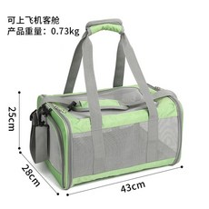 베이직 애견 기내용 이동장 강아지 여행용 캐리어, A. 아보 그린 은 비행기 캐빈에 접근 할 수 있습니다