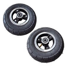 알테쉬 휠 타이어 8인치 200x50 전동킥보드 타이어 세트 호환, 블랙휠+타이어+타이어주브