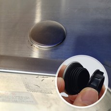 싱크대 정수기 세제통 타공 구멍마개 중형, 상세페이지 참조, 1개