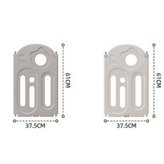 遊戲圍欄門片, 1個