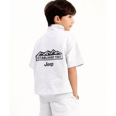 지프 JEEP JEEPKIDS 마운틴 반팔반넥 KN5TSU170MW 458652