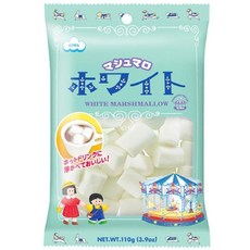 일본간식 에이와 화이트 마시멜로우 110g, 1개